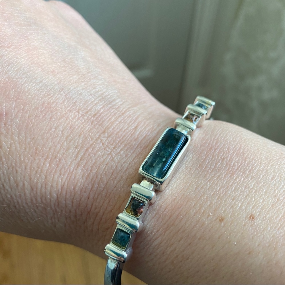 Monet Silver Tone Bracelet